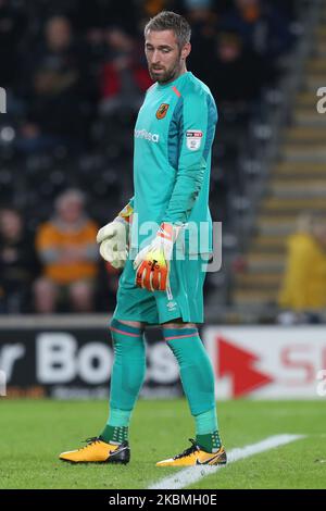 Allan McGregor de Hull City pendant le match de championnat Sky Bet entre Hull City et Middlesbrough au KC Stadium, Kingston upon Hull, Royaume-Uni, le 31st octobre 2017. (Photo de Mark Fletcher/MI News/NurPhoto) Banque D'Images