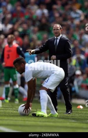 Martin O'Neill, responsable irlandais, lors du match international amical entre la République d'Irlande et l'Angleterre au stade Aviva, Dublin, Irlande, le dimanche 7 juin 2015 (photo de MI News/NurPhoto) Banque D'Images