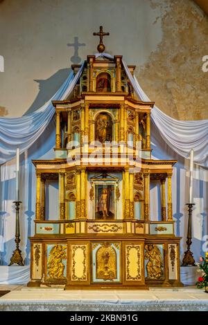 Chapelle du Saint Sacrement dans la Cathédrale, Atri, Italie Banque D'Images