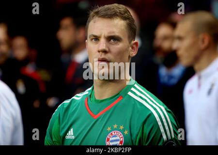 (IMAGE DU FICHIER) Manuel Neuer, gardien de but allemand du Bayern Munich, a prolongé son contrat avec le club jusqu'au 30 juin 2023, il a été annoncé à Munich, en Allemagne, sur 20 mai 2020. (Photo par Pedro Fiúza/NurPhoto) Banque D'Images