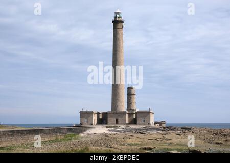 Le phare de Gatteville (Normandie, Nord-Ouest de la France) Banque D'Images