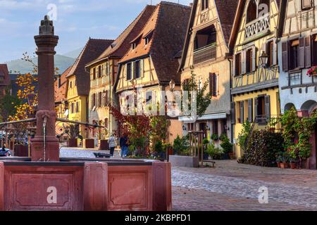 Bergheim, Alsace, Haut-Rhin, Grand est, France Banque D'Images