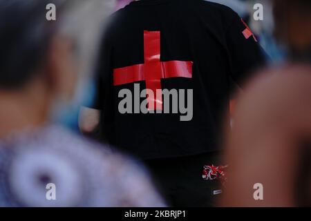 Les manifestants campent près de l'hôtel de ville de New York alors que Manhattan entre dans la phase 2 de réouverture suite aux restrictions imposées pour enrayer la pandémie du coronavirus à 24 juin 2020, dans la ville de New York. La phase 2 permet la réouverture de bureaux, de magasins de détail, de restaurants en plein air, de barbiers et de salons de beauté et de nombreuses autres entreprises. La phase 2 est la deuxième des quatre étapes désignées par l'État. (Photo de John Nacion/NurPhoto) Banque D'Images