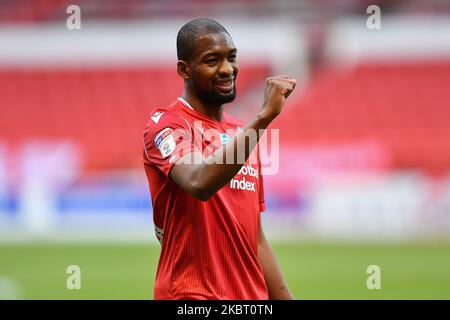 Samba Sow (21) de la forêt de Nottingham lors du match de championnat Sky Bet entre la forêt de Nottingham et la ville de Bristol au City Ground, Nottingham, le mercredi 1st juillet 2020. (Photo de Jon Hobley/MI News/NurPhoto) Banque D'Images
