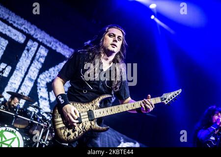 Jon Donais du groupe américain de métaux lourds Anthrax se produit en direct à Alcatraz à Milan, Italie, sur 5 novembre 2015 (photo de Mairo Cinquetti/NurPhoto) Banque D'Images