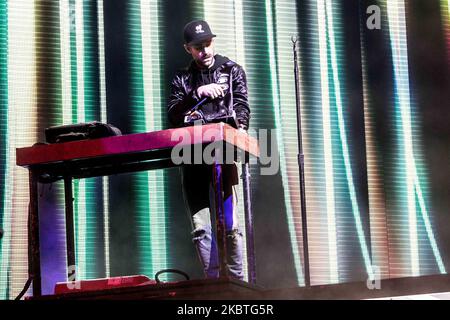 Macklemore se produit en direct au Forum de Mediolanum à Milan, Italie, sur 04 avril 2016 (photo de Mairo Cinquetti/NurPhoto) Banque D'Images