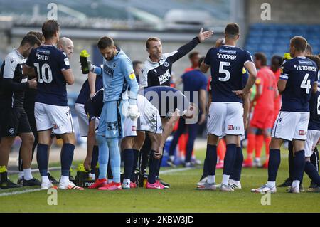 Gary Rowett directeur de Millwall pendant le championnat EFL Sky Bet Championship entre Millwall et Huddersfield Town au stade Den, Londres sur 22 juillet 2020. (Photo par action Foto Sport/NurPhoto) Banque D'Images