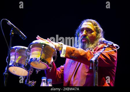 Le chanteur espagnol de flamenco Diego El Cigala se produit sur scène lors du festival de Madrid 2020 à l'IFEMA on 23 juillet 2020 à Madrid, en Espagne. (Photo par Oscar Gonzalez/NurPhoto) Banque D'Images