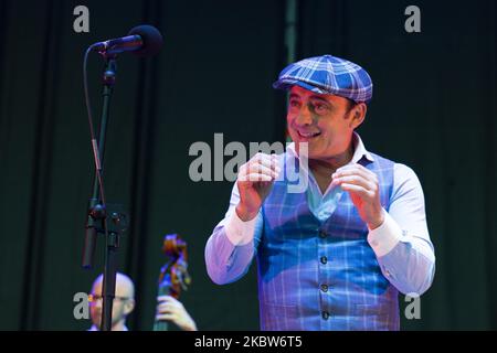 Singer zenet se produit lors de la série de concerts 'Jazz Palacio Real', qui se tient dans le patio de Armas du Palais Royal de Madrid sur 25 juillet 2020 (photo d'Oscar Gonzalez/NurPhoto) Banque D'Images