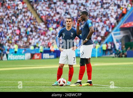 30th juin 2018, Kazan Arena, Kazan, Russie ; football de la coupe du monde de la FIFA, Round of 16, France contre Argentine ; pendant le match de la coupe du monde de la FIFA, France contre Argentine à Kazan Arena, Kazan, Russie sur 30 juin 2018. (Photo par Ulrik Pedersen/NurPhoto) Banque D'Images