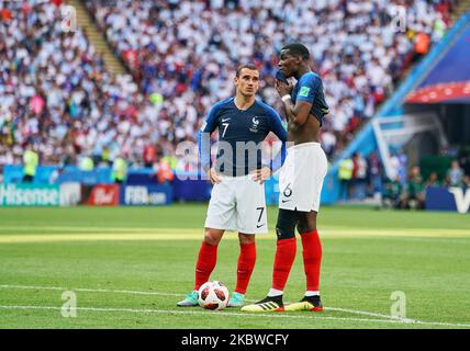 30th juin 2018, Kazan Arena, Kazan, Russie ; football de la coupe du monde de la FIFA, Round of 16, France contre Argentine ; pendant le match de la coupe du monde de la FIFA, France contre Argentine à Kazan Arena, Kazan, Russie sur 30 juin 2018. (Photo par Ulrik Pedersen/NurPhoto) Banque D'Images