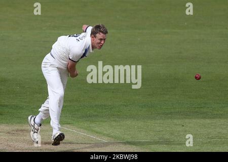 Le bowling Steve Pattinson du Yorkshire lors du match de Bob Willis Trophy entre Durham et Yorkshire à Emirates Riverside, Chester le Street, Angleterre, le 1st août 2020. (Photo de Mark Fletcher/MI News/NurPhoto) Banque D'Images