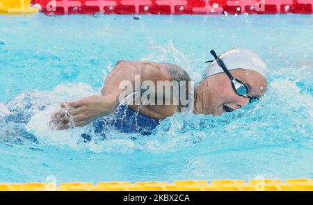 Anna Egorova (RUS) participe au freestyle féminin 400m lors du trophée international de natation Frecciarossa Settecolli à Rome, Italie sur 12 août 2020 (photo de Matteo Ciambelli/NurPhoto) Banque D'Images