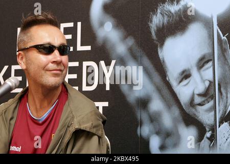Le violoniste anglais Nigel Kennedy et son trio se présentent en salle à leur vitrine de promotion en Asie à Séoul, en Corée du Sud, sur 7 mai 2007. (Photo de Seung-il Ryu/NurPhoto) Banque D'Images