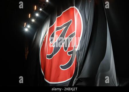 Foo Fighters se produit sur la scène lors du festival de rock de la vallée d'Ansan M, en Corée du Sud, à Ansan, sur 26 juillet 2015. Le festival du rock se tient chaque année en juillet. (Photo de Seung-il Ryu/NurPhoto) Banque D'Images