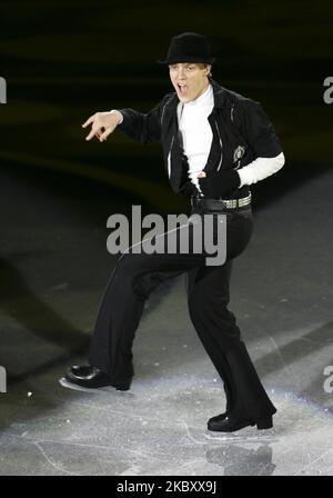 Thomas Verner de Tchécoslovaquie se produit lors du gala de l'exposition finale 2008/2009 du Grand Prix de patinage artistique de l'UIP à Goyang, près de Séoul, en Corée du Sud, sur 14 décembre 2008. (Photo de Seung-il Ryu/NurPhoto) Banque D'Images