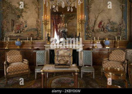 Le musée Nissim de Camondo est un élégant musée d'art décoratif français situé à l'Hôtel Camondo à Paris, France, le 1 septembre 2020.(photo d'Oscar Gonzalez/NurPhoto) Banque D'Images