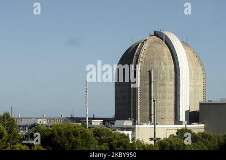 Images de la centrale nucléaire de Vandellòs près de Tarragone, Catalogne, Espagne, le 4 septembre 2020. (Photo par Albert Llop/NurPhoto) Banque D'Images