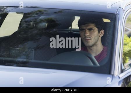 Carles Alena arrive à la ville sportive du FC Barcelone le premier jour que Leo Messi s'entraîne cette saison, le 07th janvier 2020, à Barcelone, Espagne. (Photo de Joan Gosa/Urbanandsport/NurPhoto Banque D'Images