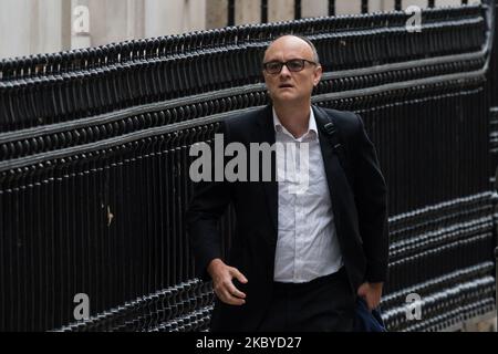 Dominic Cummings, conseiller politique spécial du Premier ministre britannique, arrive à Downing Street, dans le centre de Londres, le 08 septembre 2020, à Londres, en Angleterre. (Photo de Wiktor Szymanowicz/NurPhoto) Banque D'Images