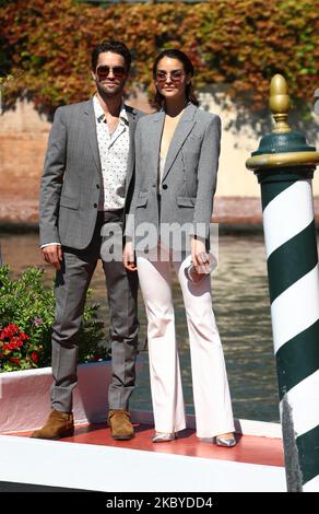 Maximilian Befort et Luise Befort arrivent à l'Excelsior lors du Festival du film de Venise 77th sur 08 septembre 2020 à Venise, en Italie. (Photo de Matteo Chinellato/NurPhoto) Banque D'Images