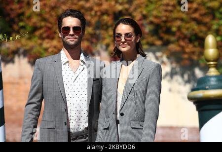 Maximilian Befort et Luise Befort arrivent à l'Excelsior lors du Festival du film de Venise 77th sur 08 septembre 2020 à Venise, en Italie. (Photo de Matteo Chinellato/NurPhoto) Banque D'Images