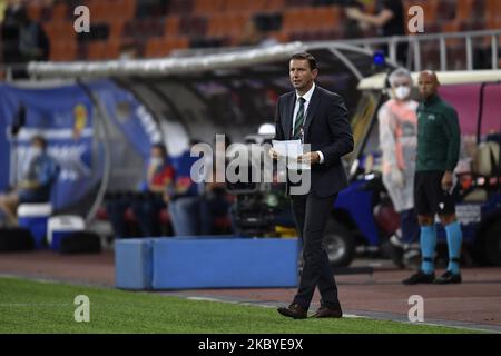 Ian Baraclough entraîneur-chef d'Irlande du Nord lors du match de l'UEFA Nations League 2021 entre la Roumanie et l'Irlande du Nord à l'Arena Nationala, à Bucarest, Roumanie, le 4 septembre 2020. (Photo par Alex Nicodim/NurPhoto) Banque D'Images