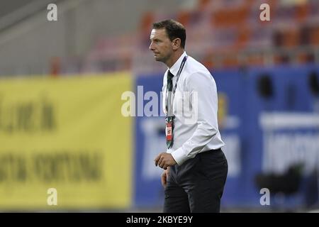 Ian Baraclough entraîneur-chef d'Irlande du Nord lors du match de l'UEFA Nations League 2021 entre la Roumanie et l'Irlande du Nord à l'Arena Nationala, à Bucarest, Roumanie, le 4 septembre 2020. (Photo par Alex Nicodim/NurPhoto) Banque D'Images