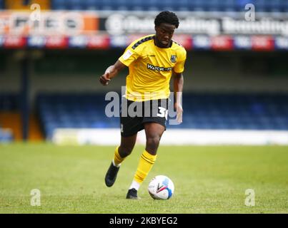 Miles Mitchell-Nelson de Southend s'est Uni en action pendant le Trophée EFL Southern Group Ainterest Southend United et West Ham United U21 au stade Roots Hall, Southend, Royaume-Uni, le 08th septembre 2020 (photo par action Foto Sport/NurPhoto) Banque D'Images