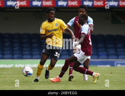 Miles Mitchell-Nelson de Southend s'est Uni en action pendant le Trophée EFL Southern Group Ainterest Southend United et West Ham United U21 au stade Roots Hall, Southend, Royaume-Uni, le 08th septembre 2020 (photo par action Foto Sport/NurPhoto) Banque D'Images