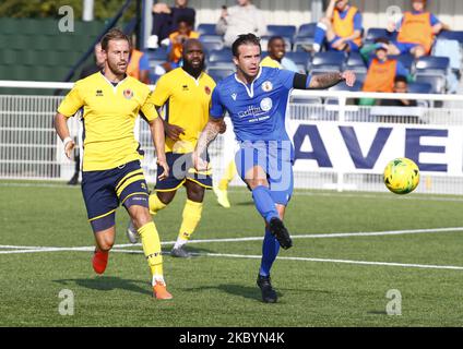 Lewis Dark of Grays Atheltic pendant la coupe FA - Round préliminaire entre Grays Athletic et Witham Town à Parkside , Park Lane, Aveley, Royaume-Uni le 12th septembre 2020 (photo par action Foto Sport/NurPhoto) Banque D'Images