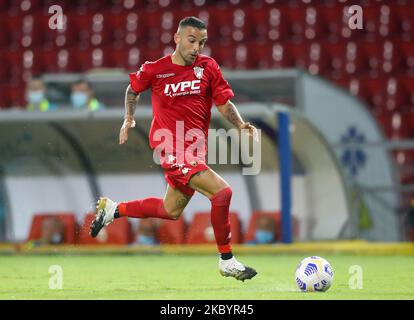 Roberto Insigne de SC Benevento en action pendant le match de football amical SC Benevento / SC Reggina au stade de Vigorito à Benevento, Italie sur 12 septembre 2020 (photo de Matteo Ciambelli/NurPhoto) Banque D'Images