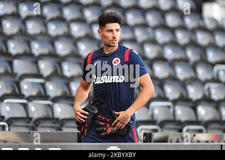 Luke Southwood de Reading pendant le match de championnat de pari de ciel entre le comté de Derby et Reading au Pride Park, Derby, Angleterre, on 12 septembre 2020. (Photo de Jon Hobley/MI News/NurPhoto) Banque D'Images