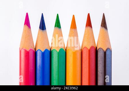 Crayons de couleur Banque D'Images