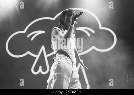 La chanteuse Natalia Lacunza lors de sa représentation au festival Tomavistas Extra à Ifema, Madrid, Espagne, sur 19 septembre 2020. (Photo par Oscar Gonzalez/NurPhoto) Banque D'Images