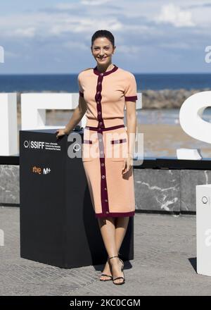 Barbara Lennie, participe à la photocall 'Las Hermanas' (les Sœurs) au Festival du film de San Sebastian sur 20 septembre 2020 à San Sebastian, Espagne. (Photo de COOLMedia/NurPhoto) Banque D'Images