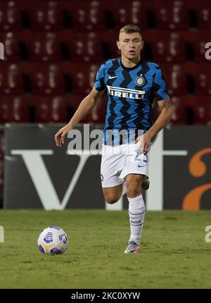 Nicolò Barella du FC Internazionale pendant la série Un match entre Benevento Calcio et le FC Internazionale Milano sur le stade 30 septembre 2020 'Ciro Vigorito' à Benevento, Italie (photo de Gabriele Maricchiolo/NurPhoto) Banque D'Images