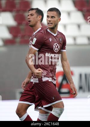 Denis allemand de Reggina 1914 pendant le match de la série B entre Reggina 1914 et Pescara Calcio sur le stade 3 octobre 2020 'Oreste Granillo' à Reggio Calabria, Italie (photo de Gabriele Maricchiolo/NurPhoto) Banque D'Images