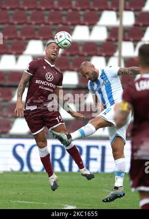 Denis allemand de Reggina 1914 pendant le match de la série B entre Reggina 1914 et Pescara Calcio sur le stade 3 octobre 2020 'Oreste Granillo' à Reggio Calabria, Italie (photo de Gabriele Maricchiolo/NurPhoto) Banque D'Images