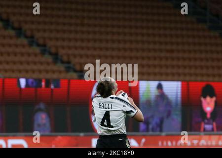 Aurora Galli de Juventus en action pendant Milan femmes contre Juventus femmes au Stadio San Siro à Milan, Italie, on 05 octobre 2020 (photo de Mairo Cinquetti/NurPhoto) Banque D'Images