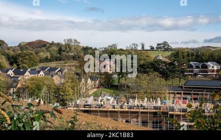 Le visage changeant de Dursley, une ville de marché dans les Cotswolds, Gloucestershire, Royaume-Uni Banque D'Images