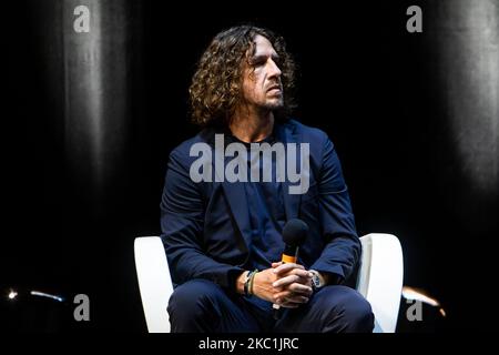 Carles Puyol participe au Festival dello Sport au Teatro Strehler à Milan, Italie, on 11 octobre 2020 (photo de Mairo Cinquetti/NurPhoto) Banque D'Images