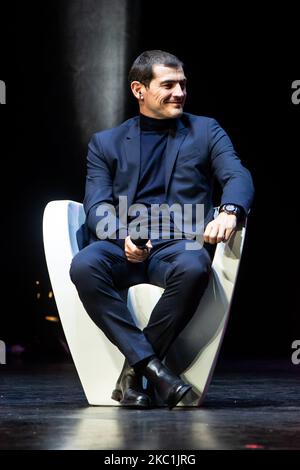 Iker Casillas assiste au Festival dello Sport au Teatro Strehler à Milan, Italie, on 11 octobre 2020 (photo de Mairo Cinquetti/NurPhoto) Banque D'Images