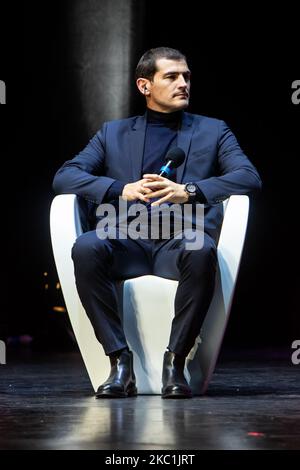 Iker Casillas assiste au Festival dello Sport au Teatro Strehler à Milan, Italie, on 11 octobre 2020 (photo de Mairo Cinquetti/NurPhoto) Banque D'Images