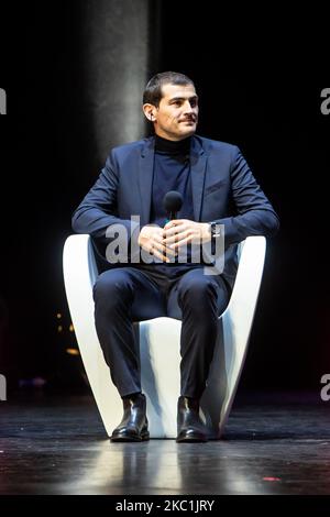 Iker Casillas assiste au Festival dello Sport au Teatro Strehler à Milan, Italie, on 11 octobre 2020 (photo de Mairo Cinquetti/NurPhoto) Banque D'Images