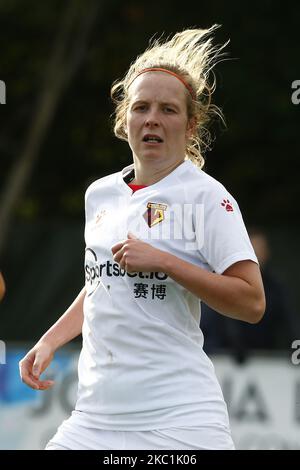 Anne Meiwald de Watford Ladies pendant le match de la Ligue nationale des femmes de la FA - première division du Sud entre Crawley Wasps Ladies et Watford Ladies à Horley Town on 11 octobre , 2020 à Horley, Angleterre (photo par action Foto Sport/NurPhoto) Banque D'Images