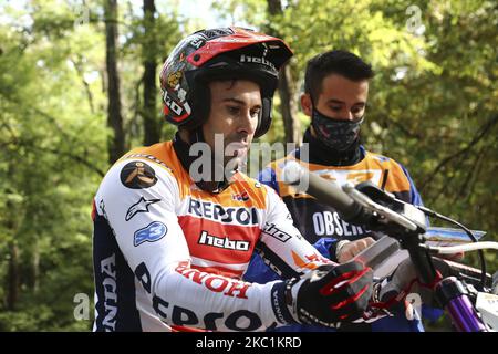 Toni Bou de l'écurie de son Honda (Montesa / Trial GP) pendant le Championnat du monde de Trial FIM Hertz (Round 4) au circuit moto Club Lazzate sur 11 octobre 2020 à Lazzate (MB), Italie (photo de Massimiano Ferraro/NurPhoto) Banque D'Images