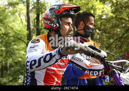 Toni Bou de l'écurie de son Honda (Montesa / Trial GP) pendant le Championnat du monde de Trial FIM Hertz (Round 4) au circuit moto Club Lazzate sur 11 octobre 2020 à Lazzate (MB), Italie (photo de Massimiano Ferraro/NurPhoto) Banque D'Images