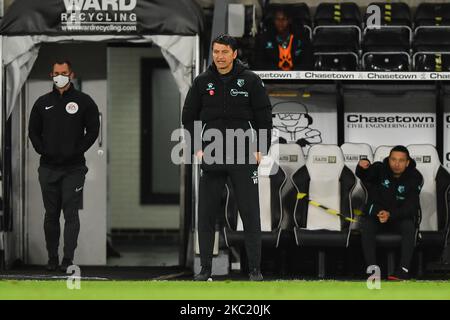 Vladimir Ivic, directeur de Watford, lors du match de championnat Sky Bet entre Derby County et Watford au Pride Park, Derby, le vendredi 16th octobre 2020. (Photo de Jon Hobley/MI News/NurPhoto) Banque D'Images