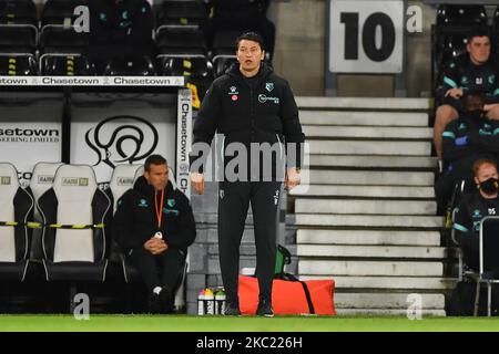 Vladimir Ivic, directeur de Watford, lors du match de championnat Sky Bet entre Derby County et Watford au Pride Park, Derby, Angleterre, le 16th octobre 2020. (Photo de Jon Hobley/MI News/NurPhoto) Banque D'Images